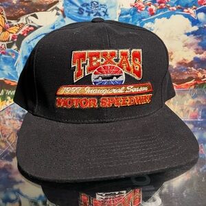 90s Texas Motor Speedway 1997 inaugural season Black Cap hat SnapBack